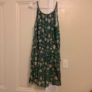 Old Navy Teal Romper Large Tall